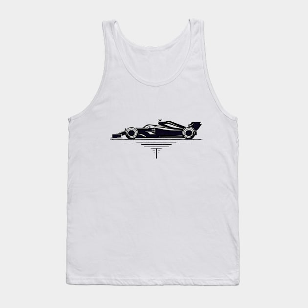 formula 1 car Tank Top by TaevasDesign